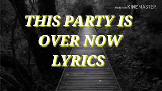 This party is over now— lyrics yo yo Honey Singh