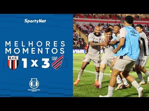 EXPULSÃO, POLÊMICAS, PÊNALTIS E VAR EM AÇÃO - Botafogo-SP 1x3 Athletico-PR Melhores Momentos Série B