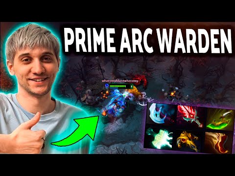 Arteezy with his prime Arc Warden...