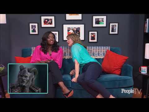 Lucy Lawless and her famous battle cry Xena during interview on PeopleTv HD 2019