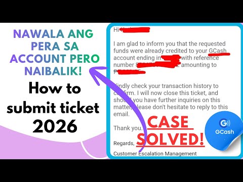 How to submit ticket in Gcash 2026 latest
