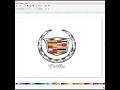 Cadillac Logo Coreldraw Drawing Shorts Cadillac Drawing