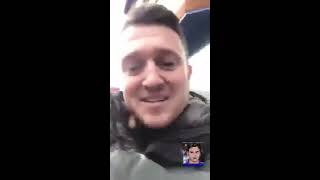 Tommy Robinson &amp; some twat in the street