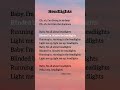 'Headlights' Lyrics - Alan Walker and Alok #headlights #song #lyrics #alanwalker #alok