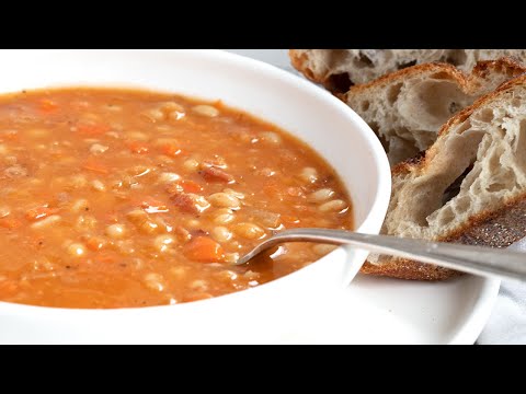 Quick and Easy Bean with Bacon Soup Recipe