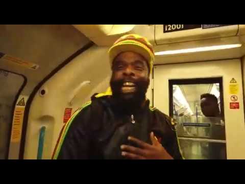 JOE 90 THE REAL DANCEHALL LEGEND ON THE LONDON UNDERGROUND BUSSIN A WICKED!!! FREESTYLE