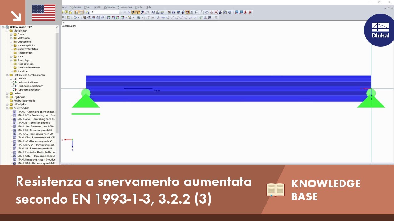 KB 001652 | Erhöhte Streckgrenze nach EN 1993-1-3, 3.2.2(3)