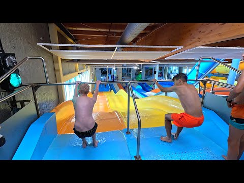 Niagára Water Slide 💦 at Aqualand Moravia 🇨🇿