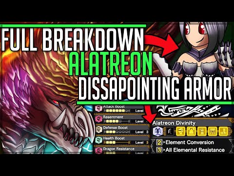ALATREON IS PURE INSANITY - Armor Review + Fight Breakdown - Monster Hunter World Iceborne!