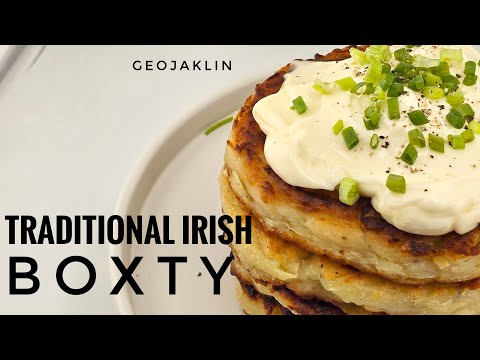 Traditional Irish Boxty - the tasty rustic Irish way to enjoy potatoes #boxty