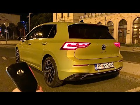 Volkswagen GOLF 8 (2020) - CRAZY AMBIENT lights & Matrix LED's demonstration (Style Package)