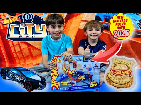 Трек Хот Вилс Суперполицейский участок Игровой набор Hot Wheels City JBM71 Super Police Station Mattel Original - фото 1 - id-p2859351102