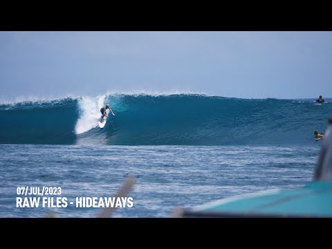 Low-Tide Scared the Crowd away at Hideaways/Mentawais 07/07/2023 RawFiles 4K