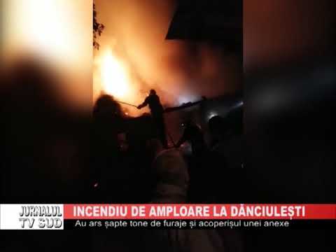 INCENDIU DE AMPLOARE LA DANCIULESTI