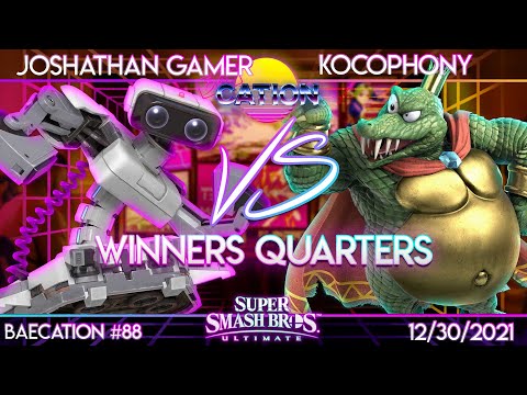 Baecation #88 Winners Quarters - Joshathan Gamer (ROB) vs. Kocophony (King K Rool) - SSBU Tournament