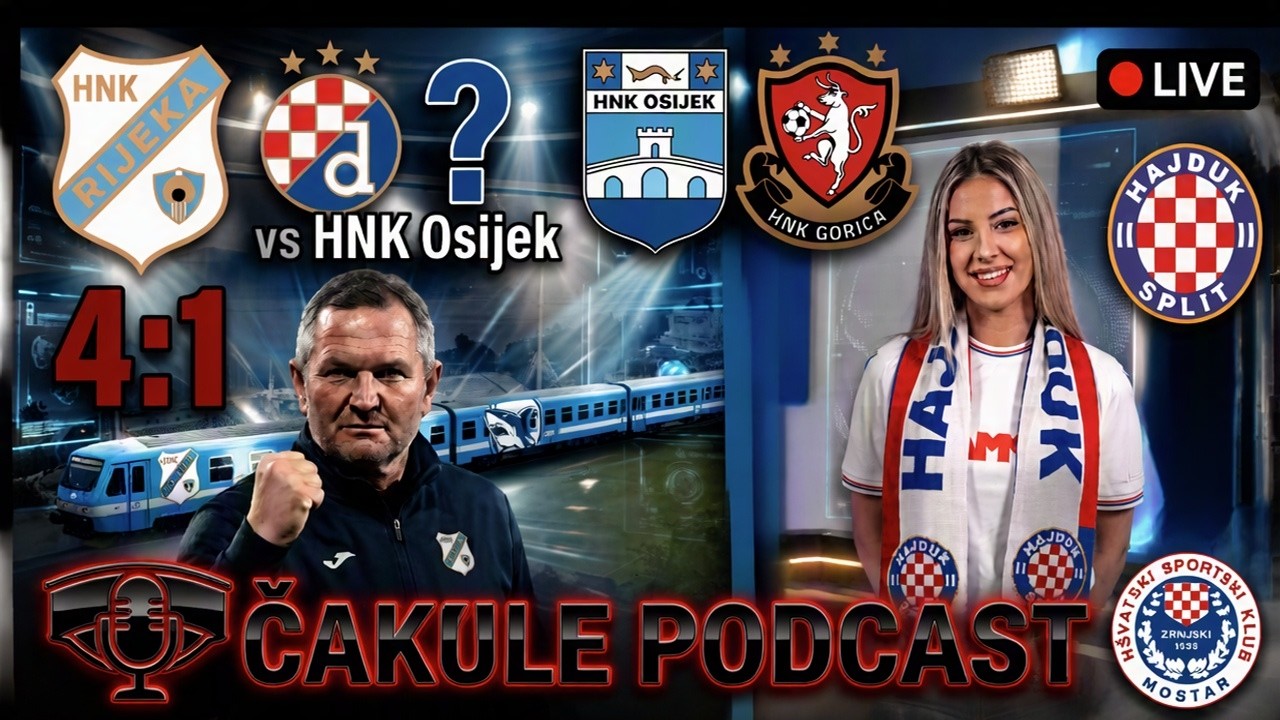 DINAMO U PROBLEMU: Rijeka i Hajduk gaze, tko zaustavlja favorite? Kraljica Hajduka analizira!