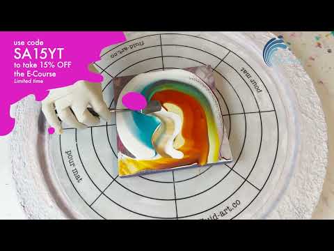 405. Sheleeart - Acrylic Pouring - Ocean + Headland