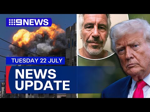 Nations call for an end to the war in Gaza; US President dodges Epstein files | 9 News Australia
