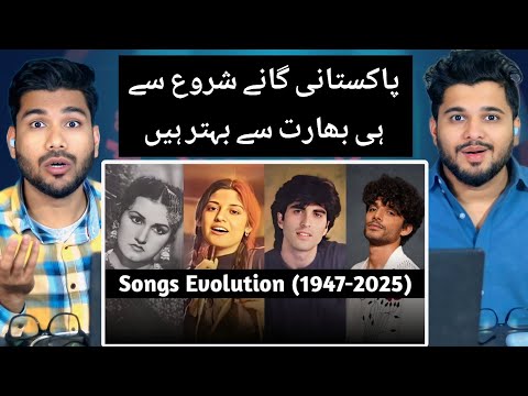 Reacting to Pakistani Songs Evolution from 1947 to 2025