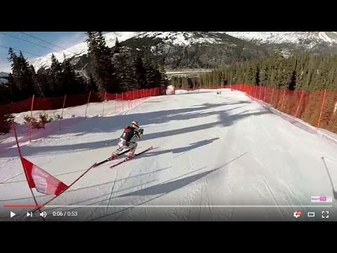ski giant slalom image training スキー ＧＳＬ イメージ トレーニング　海外の動画