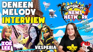 Deneen Melody voice of (Zoe, Vesperia, & More) chats w/ Lindalee Rose on the Miraculous News Network video