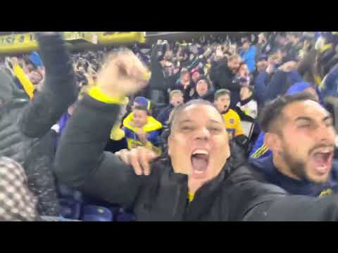 "Gol de Boca y clasificación desde adentro" Barra: La 12 • Club: Boca Juniors • País: Argentina