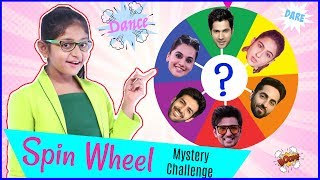SPIN-WHEEL with FILMSTARS - Mystery Challenge | #Ad #KCAIndia19 #Fun #Slime #Bollywood #MyMissAnand