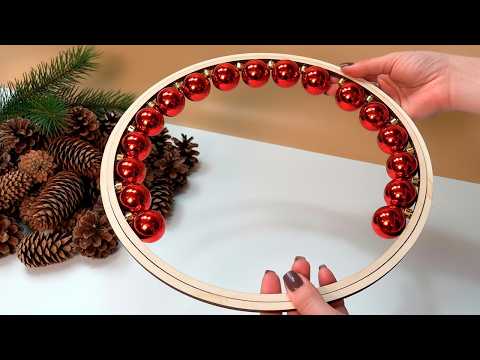 Ich habe das in einem schicken Laden gesehen und es selbst gemacht! 😍 Eine unglaubliche Weihnachtsba