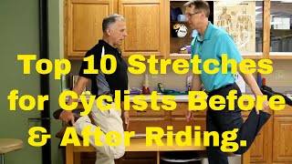 Top 10 Stretches for Cyclists Before & After Riding to Stop Pain/Injury