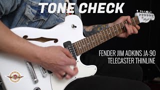 Video thumbnail for TONE CHECK: 2020 Fender Jim Adkins JA-90 Thinline Telecaster Demo | No Talking by Cream City Music