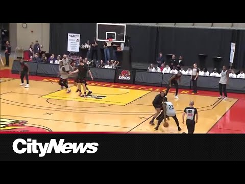 Toronto Raptors hold open practice for fans in Calgary