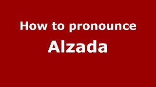 How to pronounce Alzada
