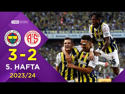 Fenerbahçe (3-2) Bitexen Antalyaspor | 5. Hafta - Trendyol Süper Lig 2023/2024