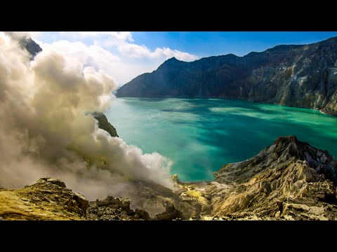The Volcano That Burns Blue | Volcanic | BBC Earth Science