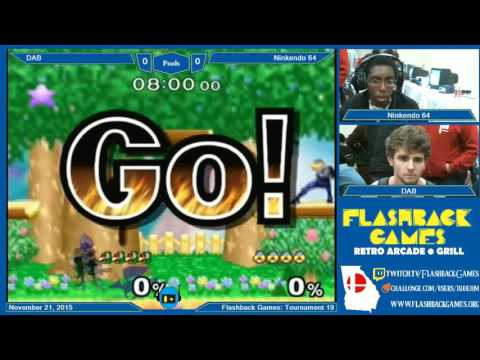 Flashback Games Presents: Tournament 19 - DAB (Shiek) Vs. Ninkendo64 (Falco) Pools