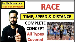 Race Complete Concept Video | Time Speed and Distance for SSC CGL || Shubham Jain | RBE