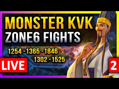 Monster KVK Zone6 Fights: #C11813 🔥🔥🔥 LIVE! 🔴 #1254 #1365 #1846 #1302 #1525 # 1945