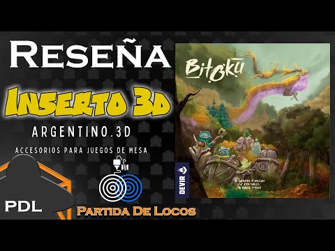 El Bitoku de la caja a tu mesa en pocos minutos con este inserto 3D por Argentino.3D | Devir | PDL