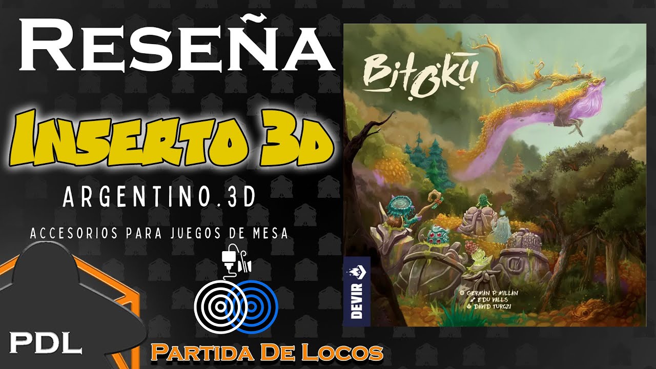 El Bitoku de la caja a tu mesa en pocos minutos con este inserto 3D por Argentino.3D | Devir | PDL