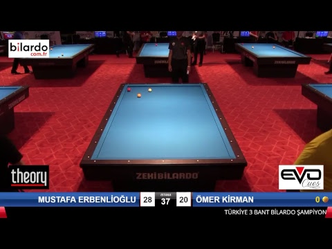 MUSTAFA ERBENLİOĞLU & ÖMER KİRMAN Bilardo Maçı - 2018 ERKEKLER 2.ETAP-4.Ön Eleme