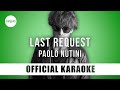 Paolo Nutini - Last Request (Official Karaoke Instrumental) | SongJam