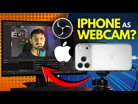 How to Use iPhone as Webcam with OBS Studio Wireless  - Use iPhone as Webcam for OBS Studio