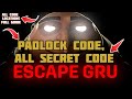 ESCAPE GRU HORROR MAP FORTNITE CREATIVE CAR ESCAPE PADLOCK CODE ALL SECRET CODE 1720 5066 5578