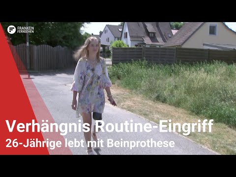 Verhängnis Routine-Eingriff: 26-Jährige mit Beinprothese