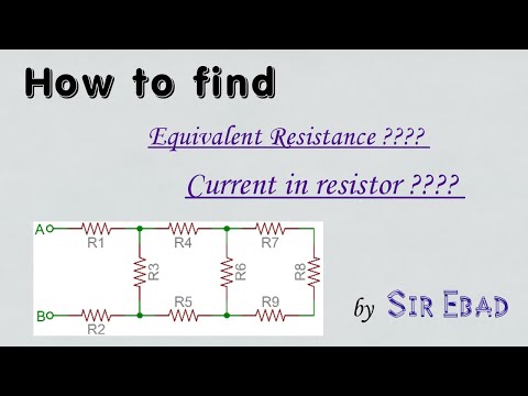 Equivalent resistance of complex circuits | Equivalent resistance of simple to complex circuits