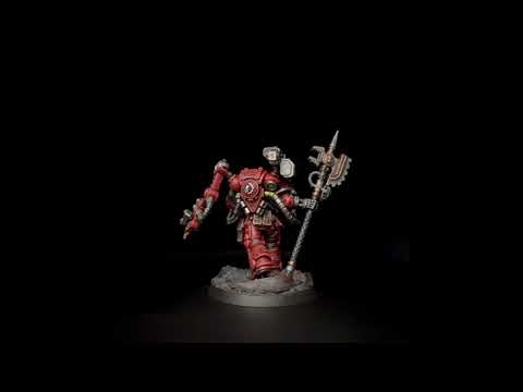 40K Blood Angels primaris techmarine