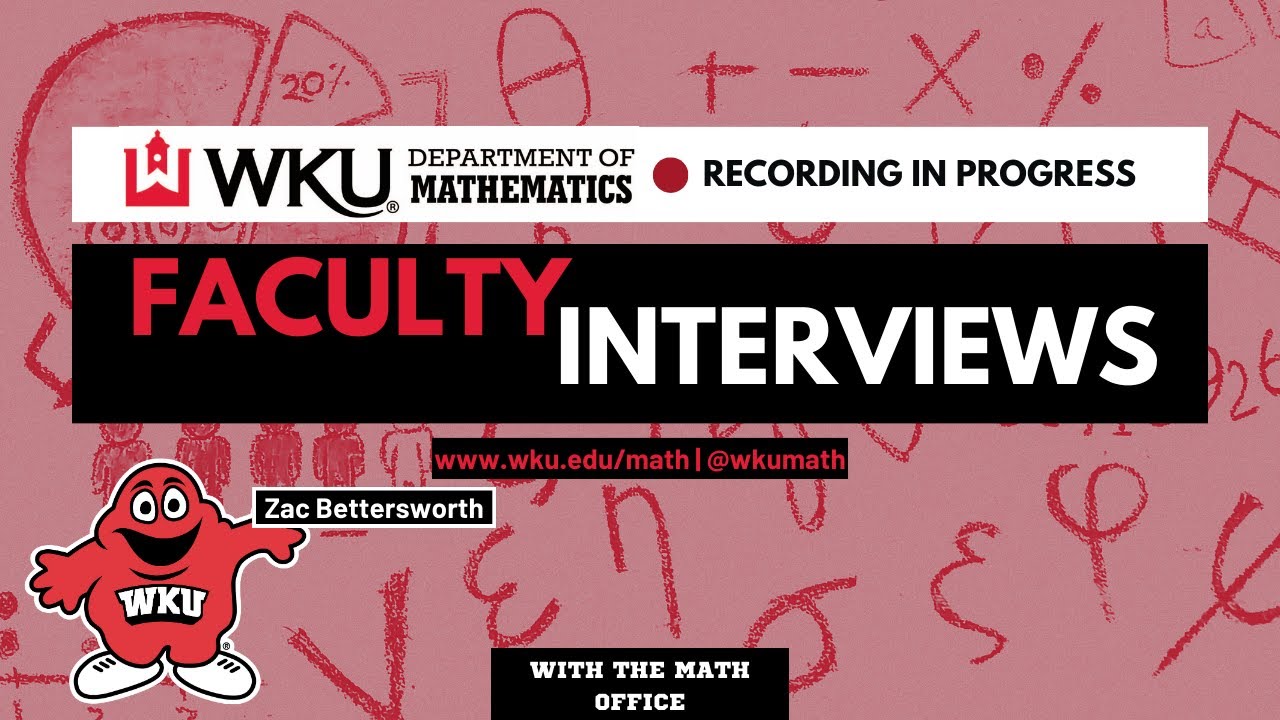 Faculty Interview with Zac Bettersworth Video Preview