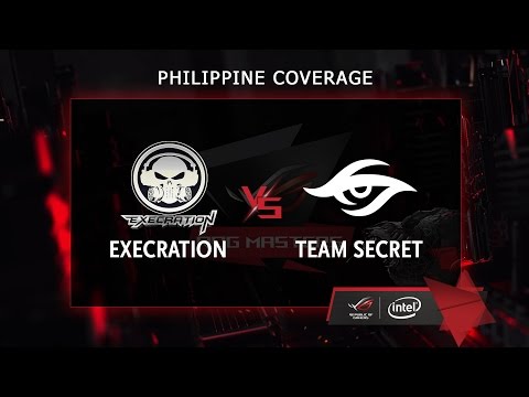 ASUS ROG Masters - Execration vs Team Secret - Bo3 - Game 1 - FINALS