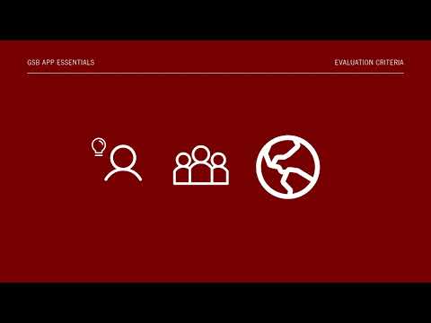 Các yếu tố thiết yếu khi nộp hồ sơ MBA - Tiêu chí đánh giá (MBA Application Essentials - Evaluation Criteria)