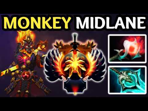 🔥 MONKEY KING MID IS STILL BROKEN ?! — DAMAGE FROM EVERYWHERE | DOTA 2 🔥